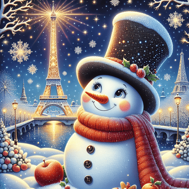 The Adventure of Pierre the Snowman in Paris